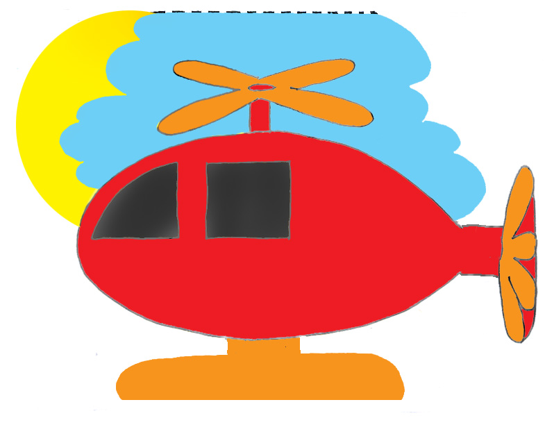785x612 Funny Helicopter Cliparts