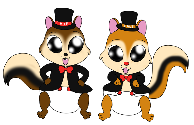 673x433 Padded Chip N' Dale By Bokeol
