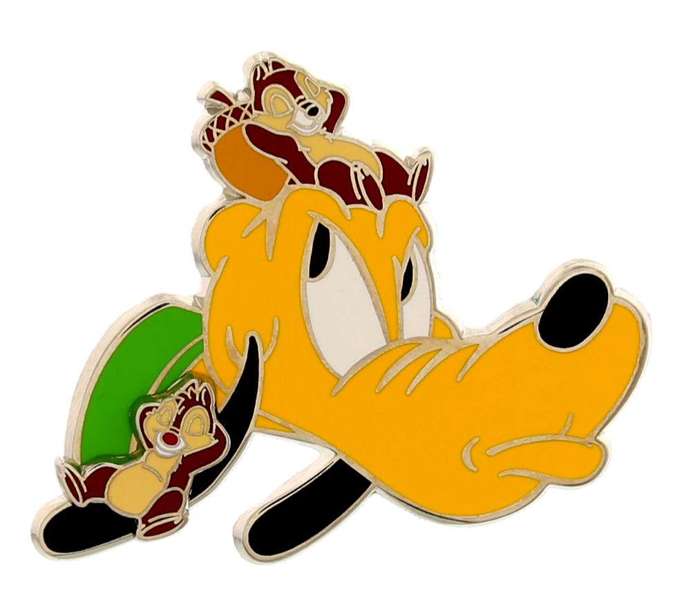 990x859 Pluto With Chip Amp Dale Disney Pin My Disney Shop