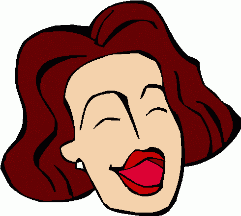 490x441 Lovely Laughing Clipart