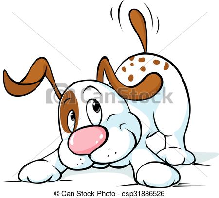 450x408 Cute Dog Wags His Tail And Wants To Play