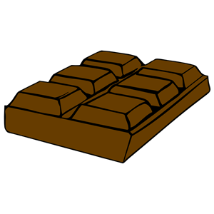 300x300 Chocolate Bar Clipart 13