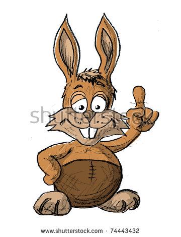 360x470 Lucky Easter Bunny Clipart