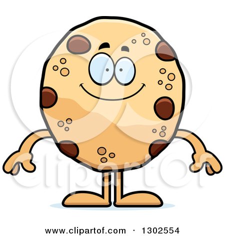 450x470 Royalty Free (Rf) Chocolate Chip Cookie Character Clipart