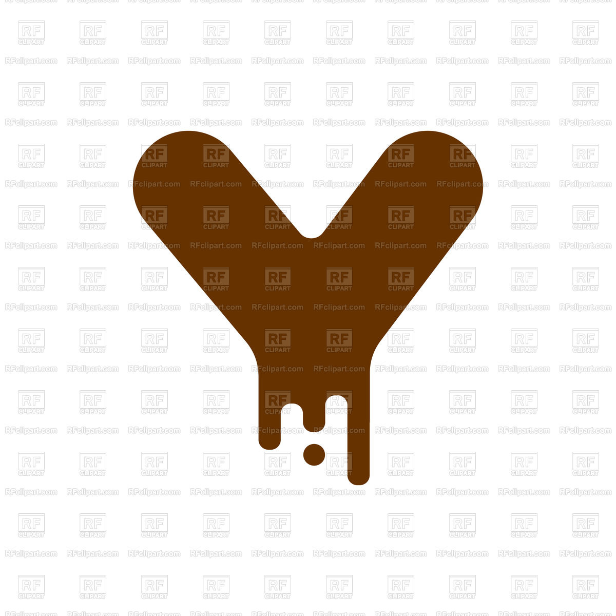 1200x1200 Letter Y Chocolate Font Royalty Free Vector Clip Art Image