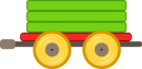 600x292 Engine Clipart Green Train
