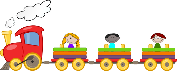 600x241 Image Of Choo Choo Train Clipart