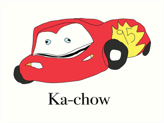 549x413 Ka Chow, Lightningmcqueen Meme Art Prints By Shibukoko Redbubble