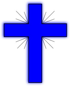 243x298 Blue Cross 2 Clip Art