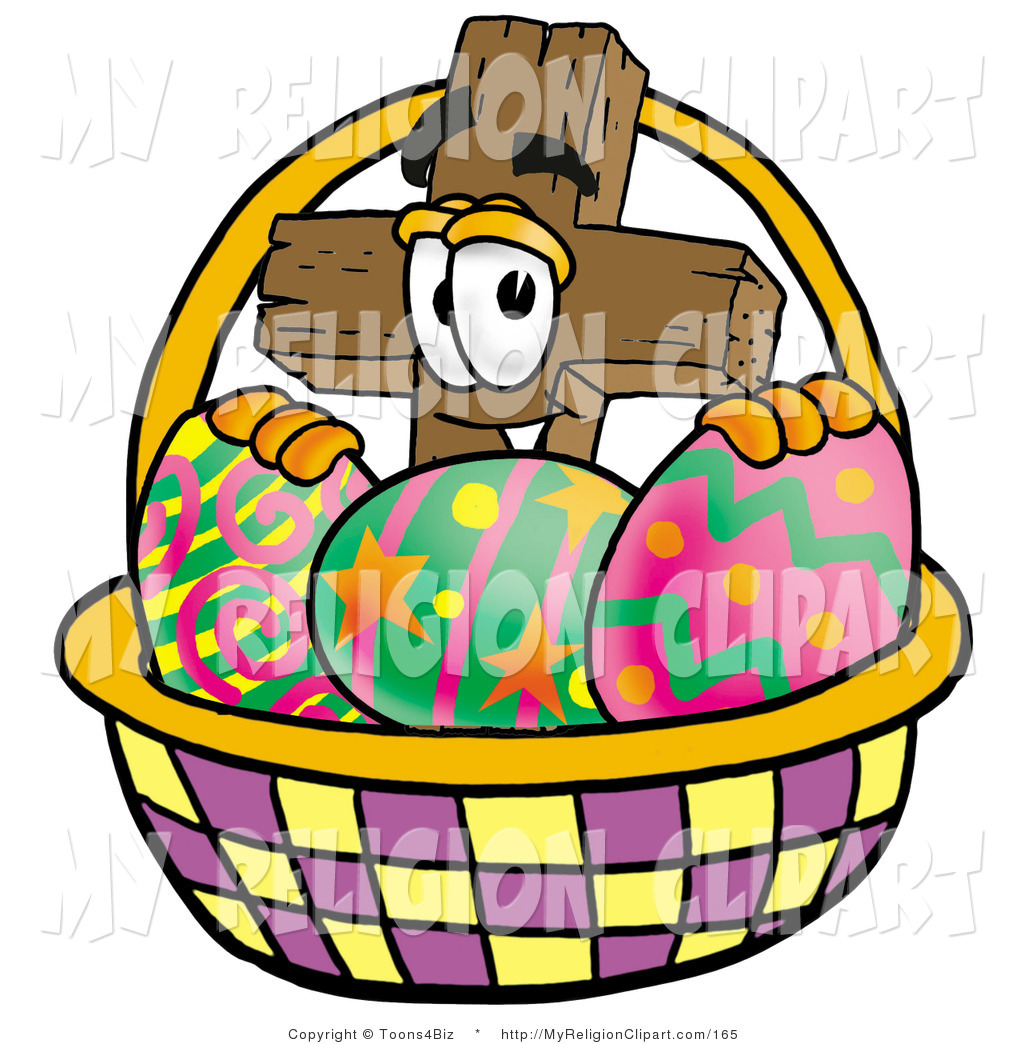 1024x1044 Religion Clip Art Of A Wooden Christian Cross Mascot Cartoon