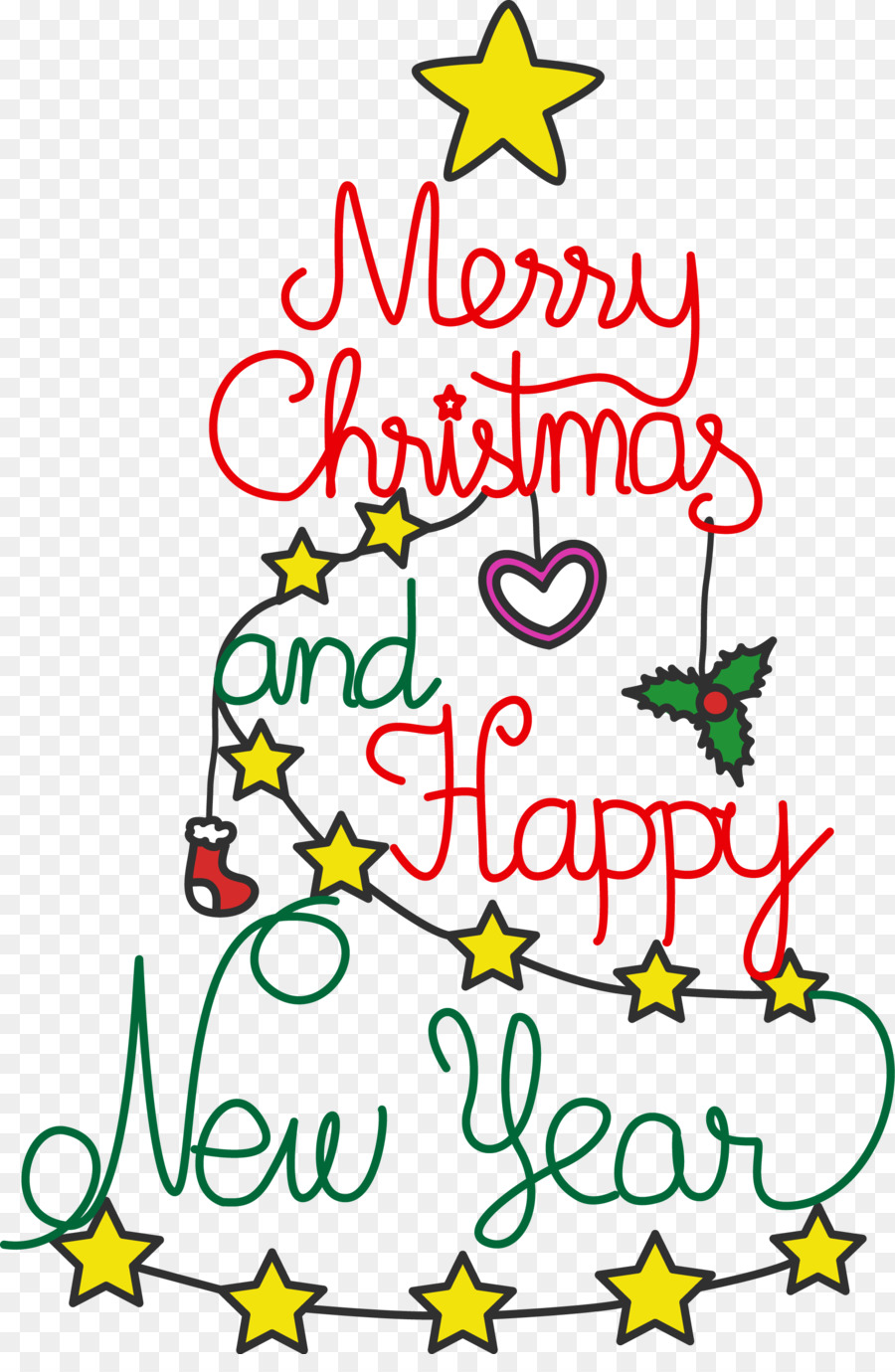 900x1380 Christmas Celebration Clip Art