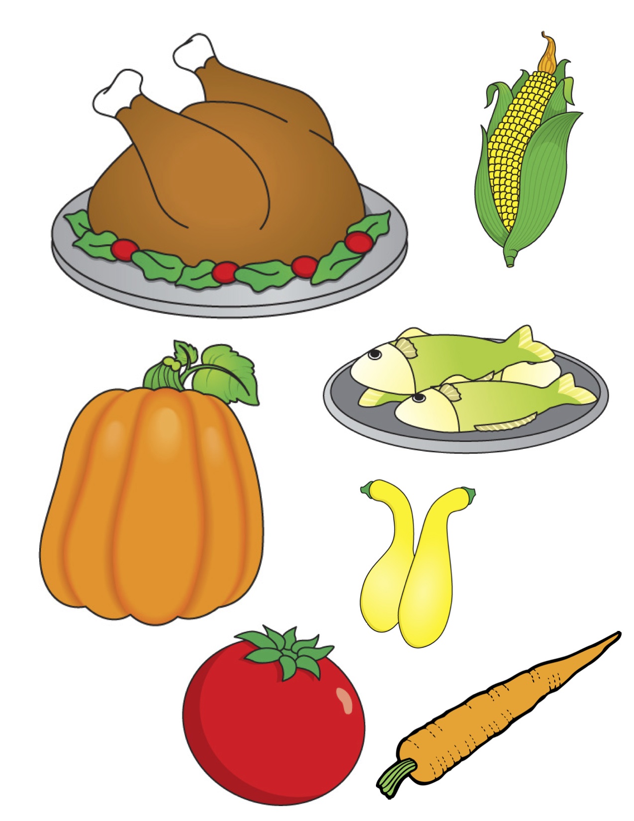 1275x1650 Thanksgiving Clip Art Black And White Images