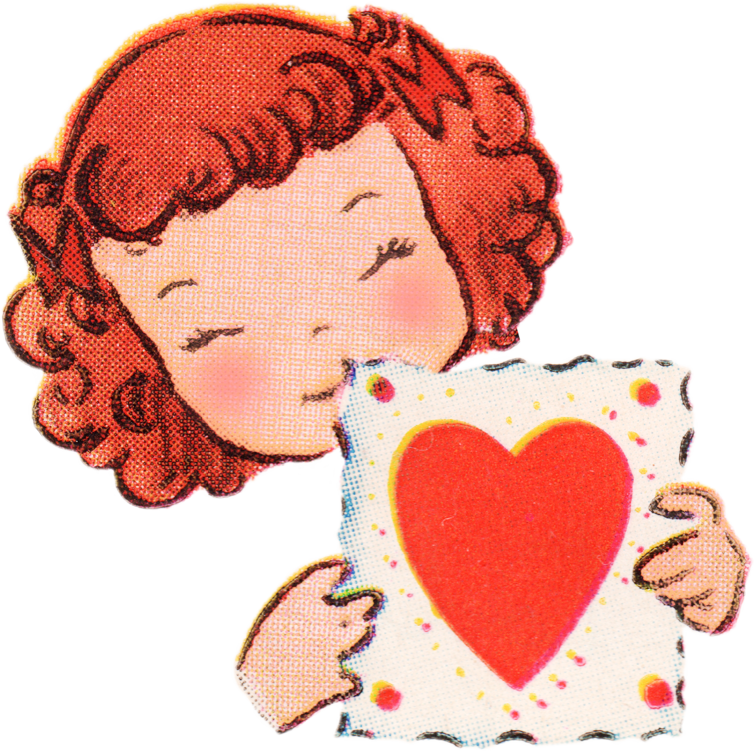 1475x1468 Free Vintage Valentines Day Clip Art