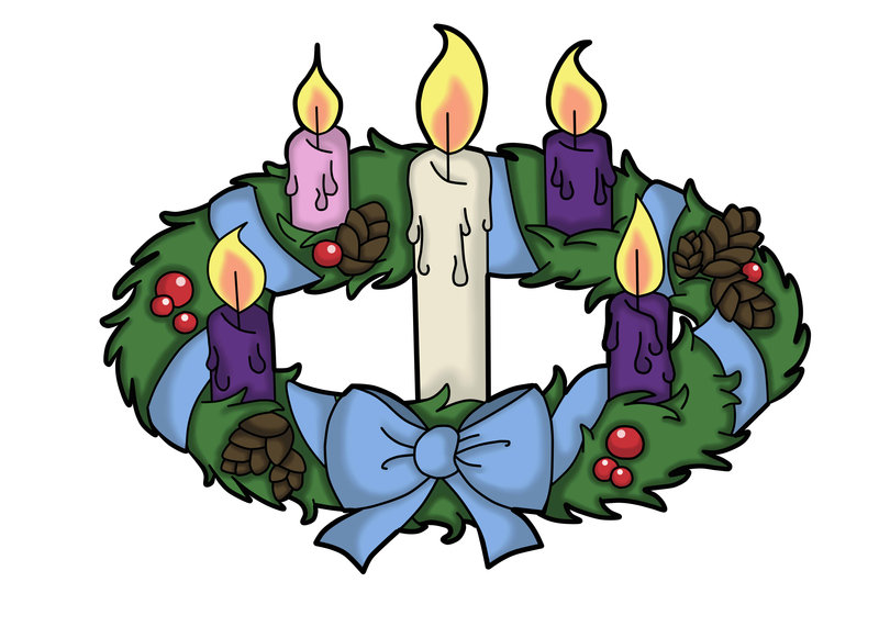 800x581 Search Results For Clip Art Images Advent Wreath