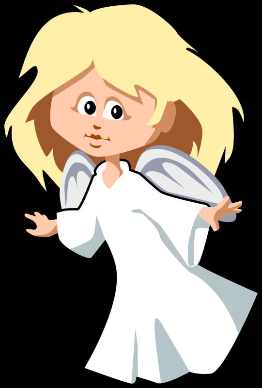 541x800 Christmas Angel Clipart