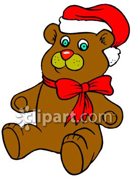 263x350 Christmas Teddy Bear