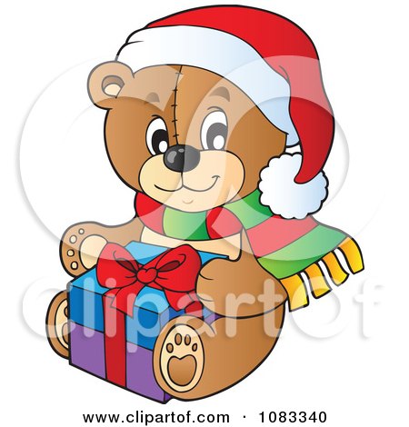 450x470 Royalty Free (Rf) Christmas Teddy Bears Clipart, Illustrations