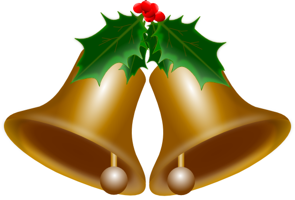 600x406 Christmas Bells Clip Art Clipart Panda