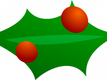 220x165 Christmas Leaves Clipart Clipart Of Christmas Leaves K8026102