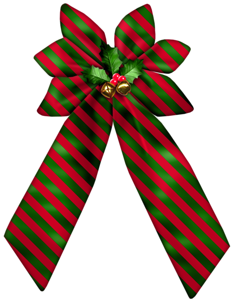 471x600 Christmas Striped Bow Png Clipart Navidad