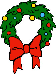 228x300 Free Christmas Bows Clipart