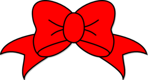 298x162 Collection Of Red Bow Clipart Transparent High Quality, Free