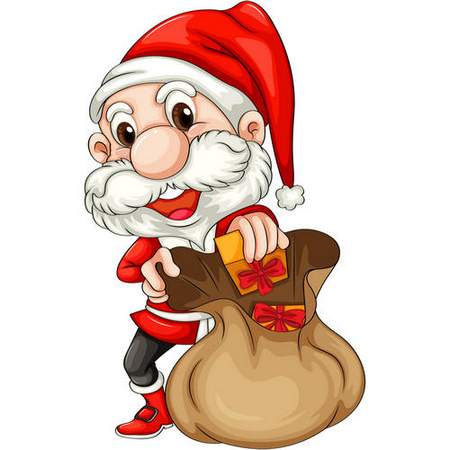 450x450 Clip Art Psd Santa Claus On A Transparent Background ( Free