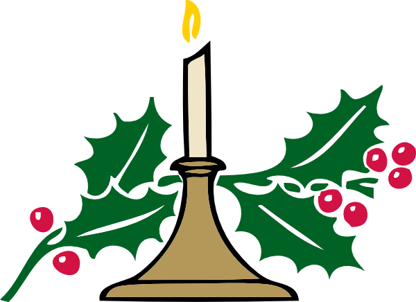 600x436 Christmas Candle Clip Art Free Clipart Panda