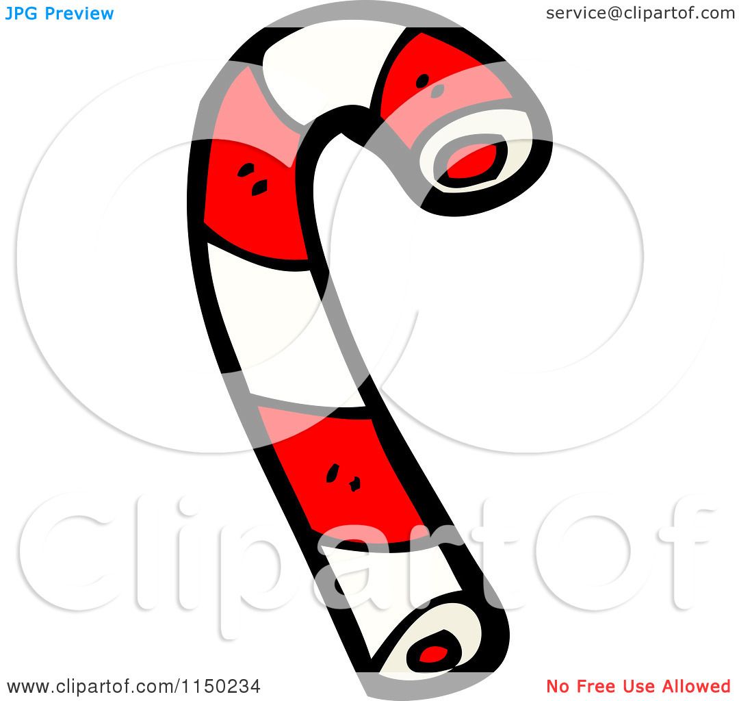 1080x1024 Cartoon Of A Peppermint Christmas Candy Cane