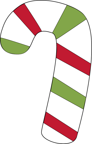 355x550 Red And Green Candy Cane Clip Art