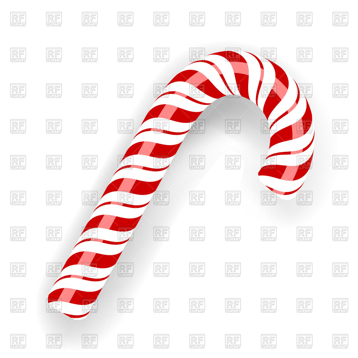 1200x1200 Christmas Candy Cane Royalty Free Vector Clip Art Image