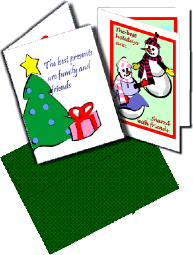 640x845 Christmas Card Clipart Merry Christmas And Happy New Year 2018
