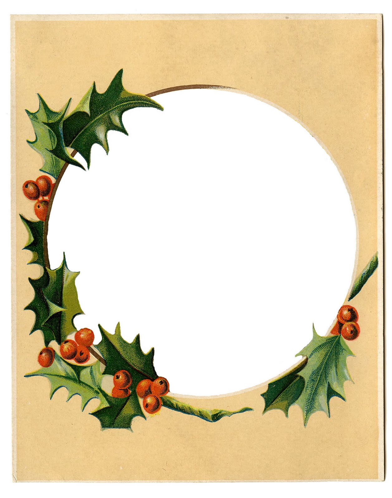 1258x1600 Vintage Christmas Clip Art