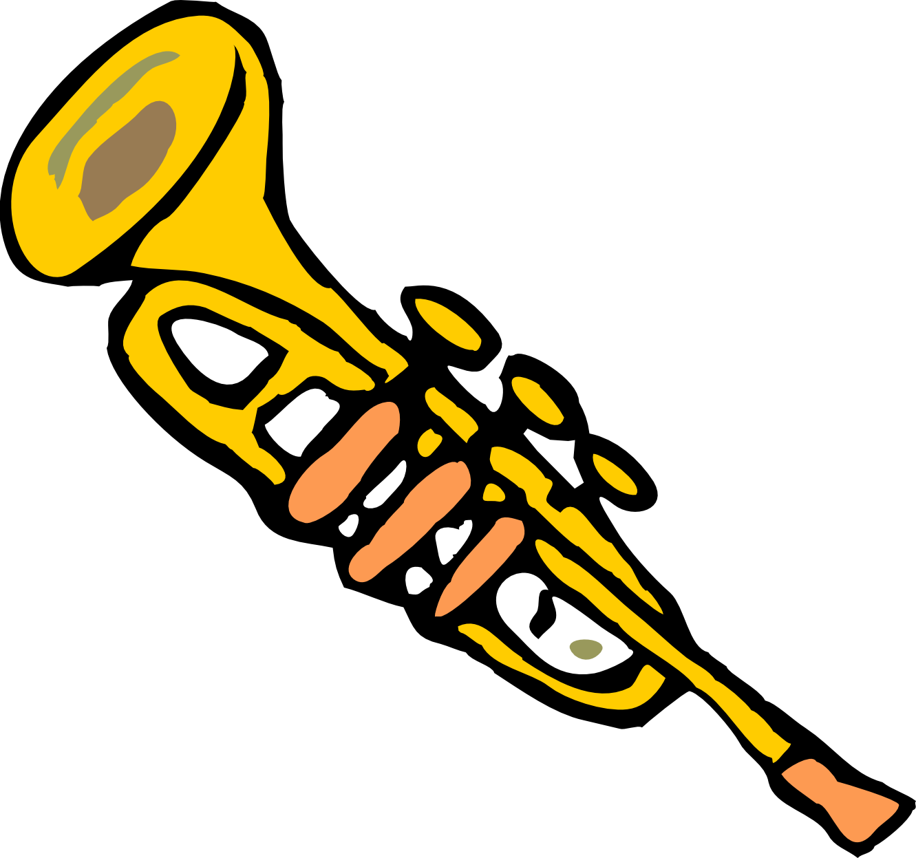 1331x1247 Trumpet Clip Art