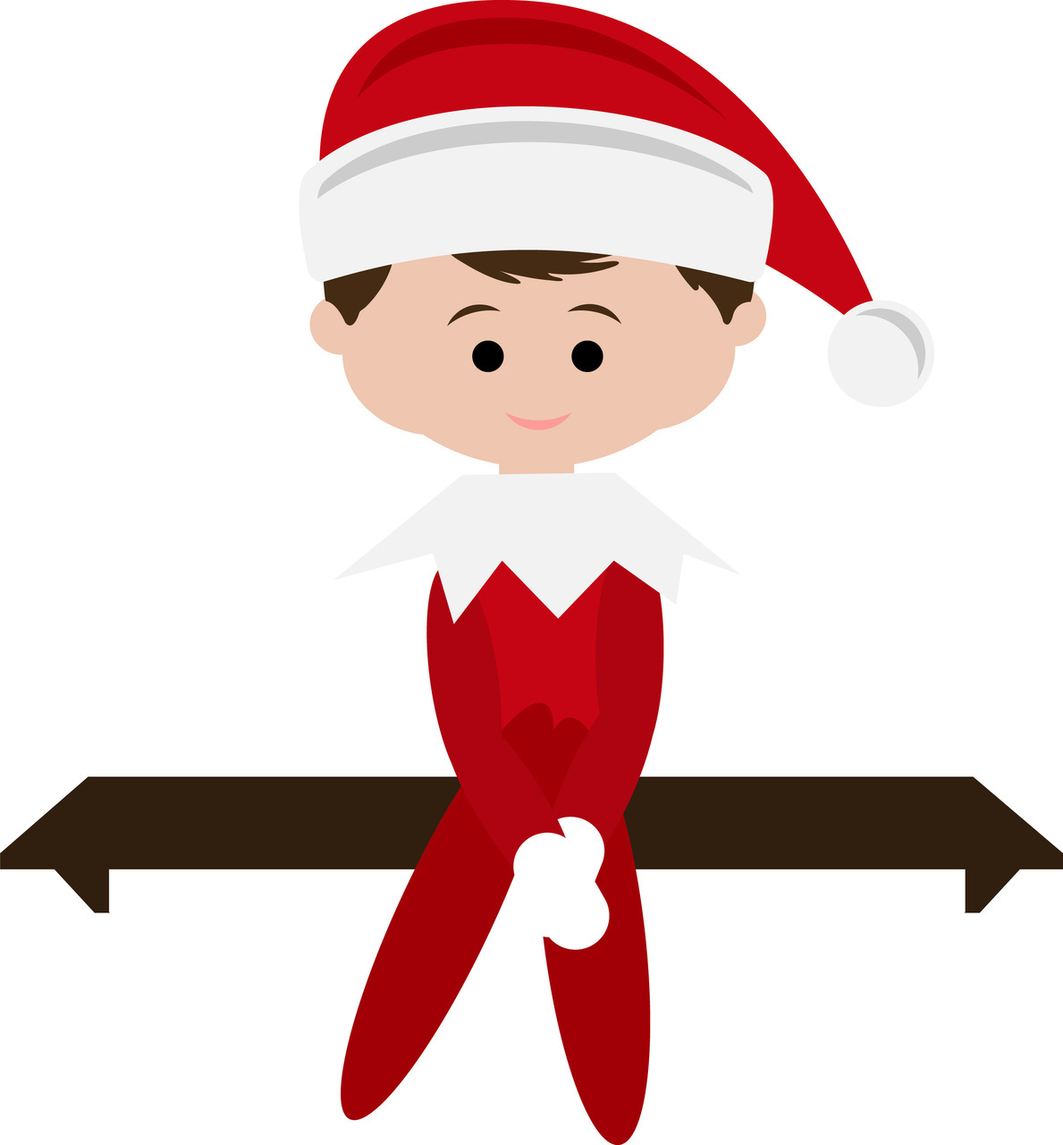 1189x1280 Elf Black And White Christmas Elf Clip Art Clipart