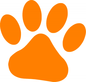 300x286 Cat Paw Clipart Orange Cat Paw Clip Art