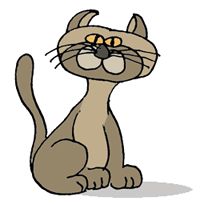 200x205 Cat Wearing Christmas Hat Clip Art Free Clipart