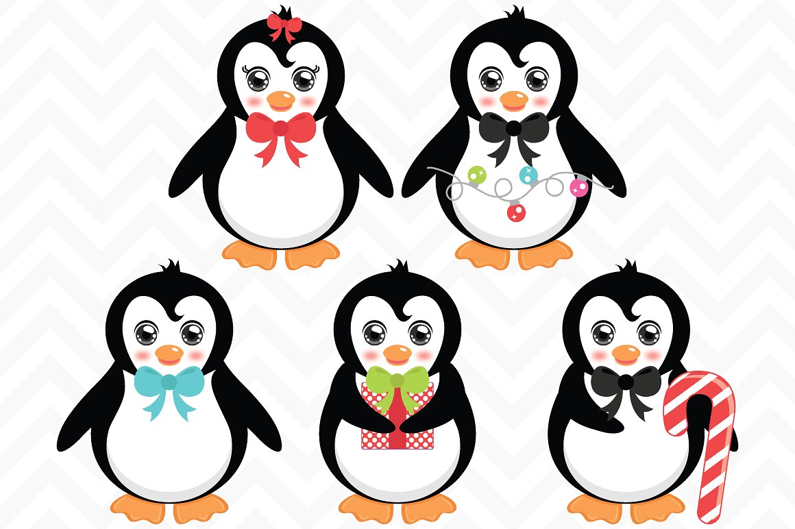 1160x772 Christmas Penguin Clipart Group