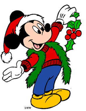 295x380 Christmas Clipart Mickey
