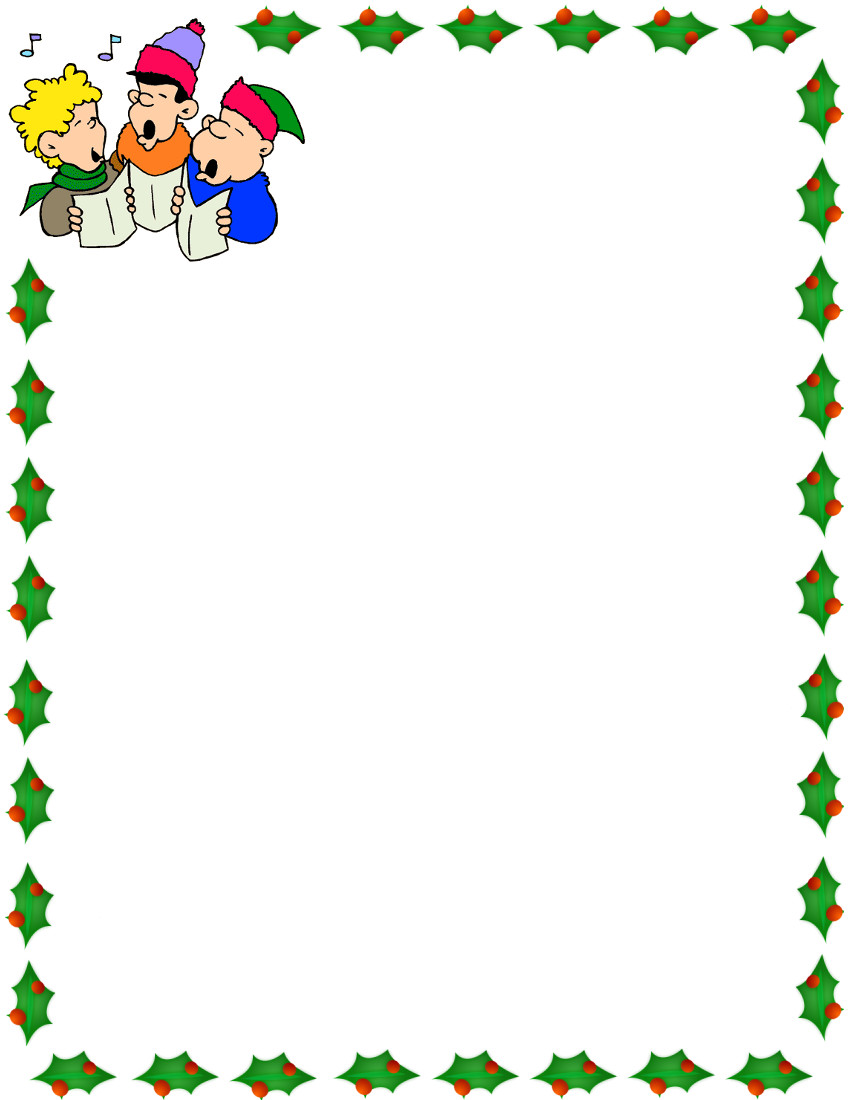 850x1100 Clip Art Xmas Borders Border Christmas Clipart Frame 8 Holiday