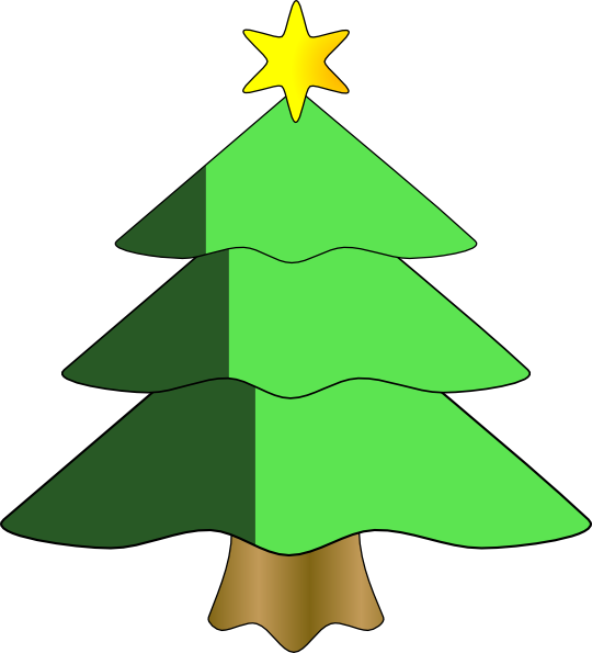 540x595 Christmas Tree Clip Art Christmas Tree Clipart