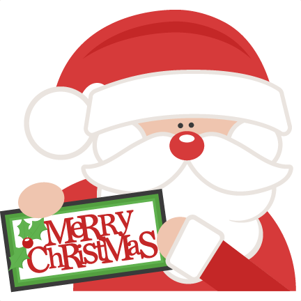 432x432 Excellent Design Cute Christmas Clipart Merry Santa Svg Scrapbook