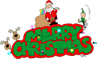 334x202 Deluxe Merry Christmas Clipart