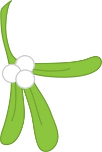 202x300 Free Mistletoe Clipart Image