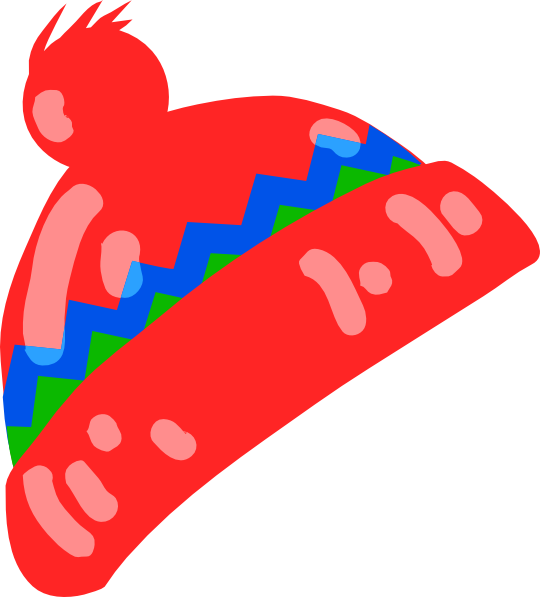 540x597 Christmas Hat Turned Clip Art