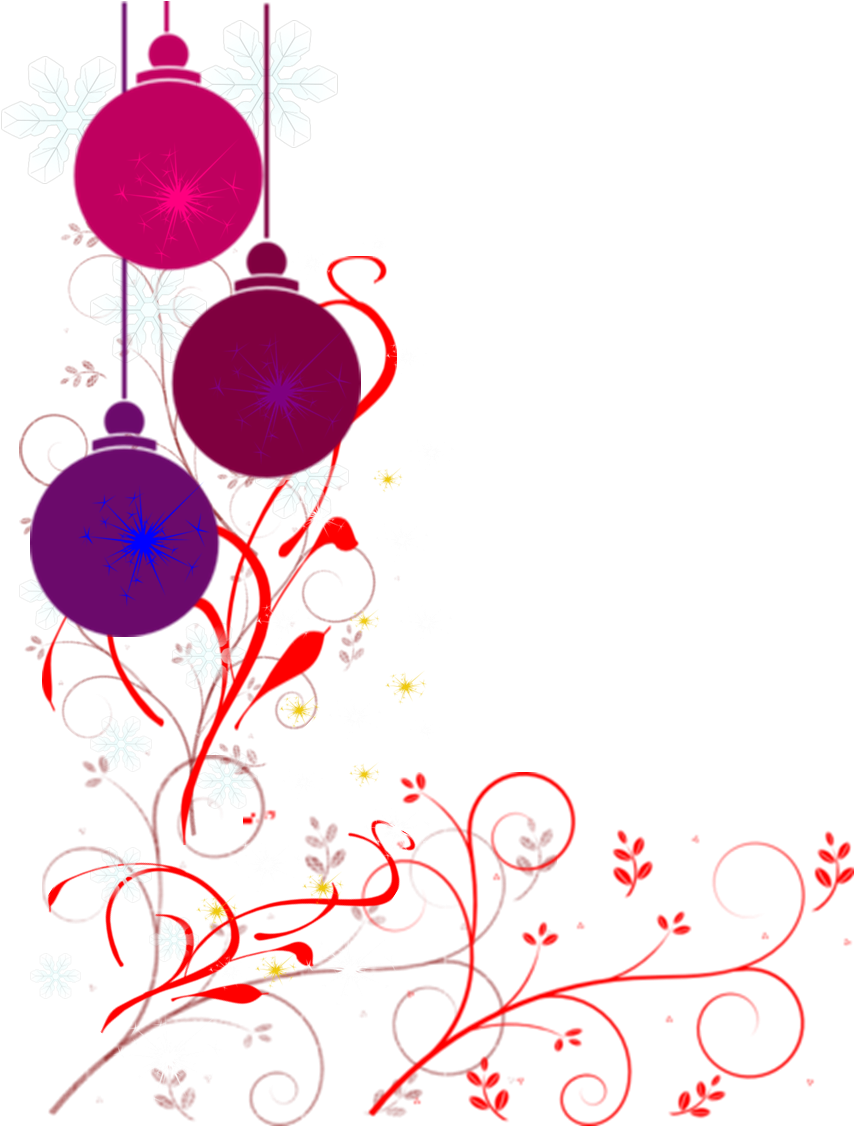 855x1127 Free Online Christmas Clipart And Borders
