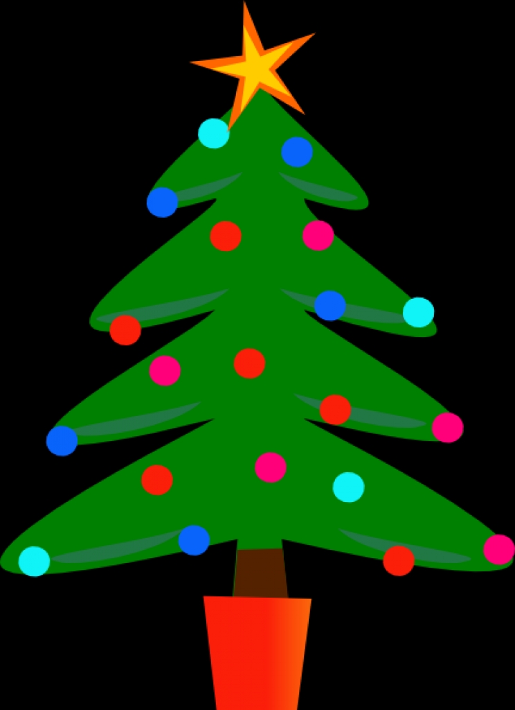 744x1024 Christmas Tree Clip Art