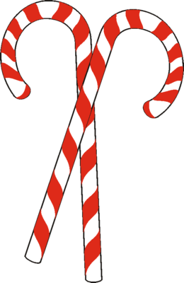 260x400 Free Candy Cane Clip Art Pictures