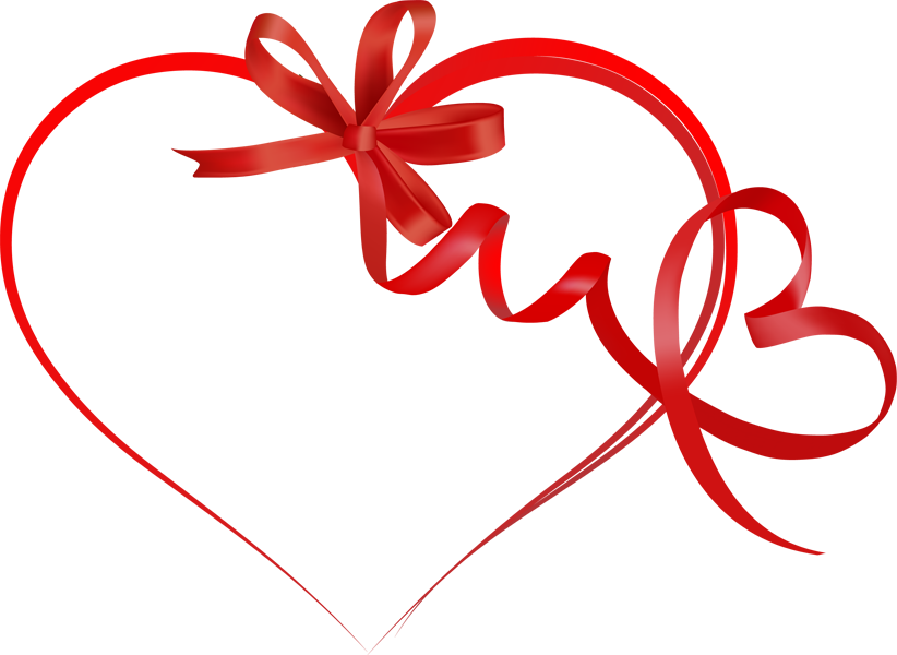 822x600 Christmas Heart Clipart