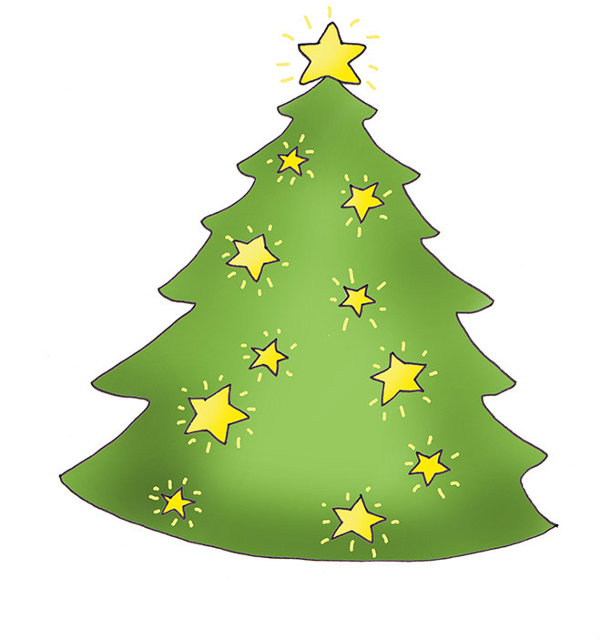 660x702 Christmas Tree Clip Art